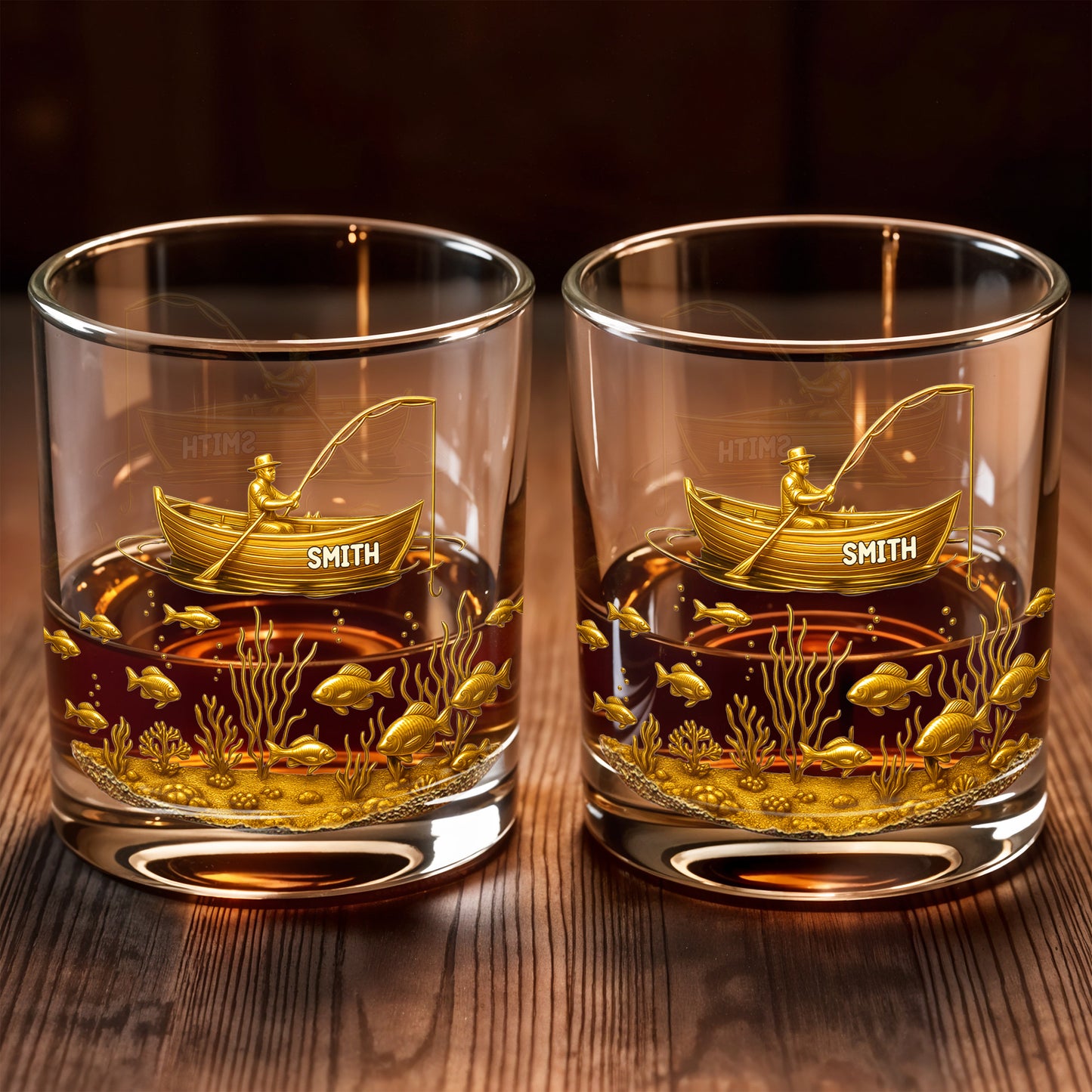 Experience the Spirit of Adventure, Fisherman and Underwater Scene