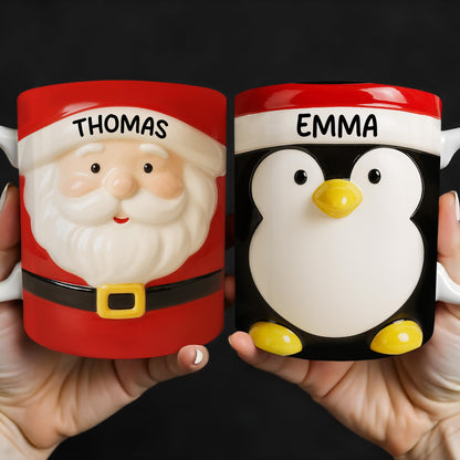 Celebrates Christmas With A Cheerful Santa Design