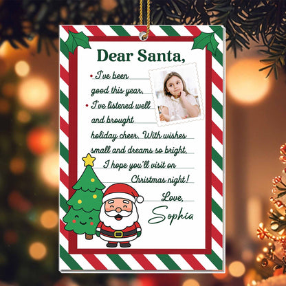 Dear Santa I've Been Good This Year, Santa Claus And Christmas Tree