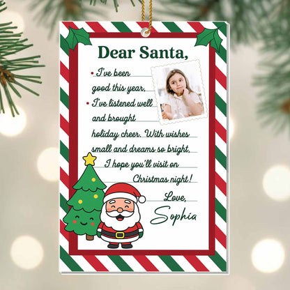 Dear Santa I've Been Good This Year, Santa Claus And Christmas Tree