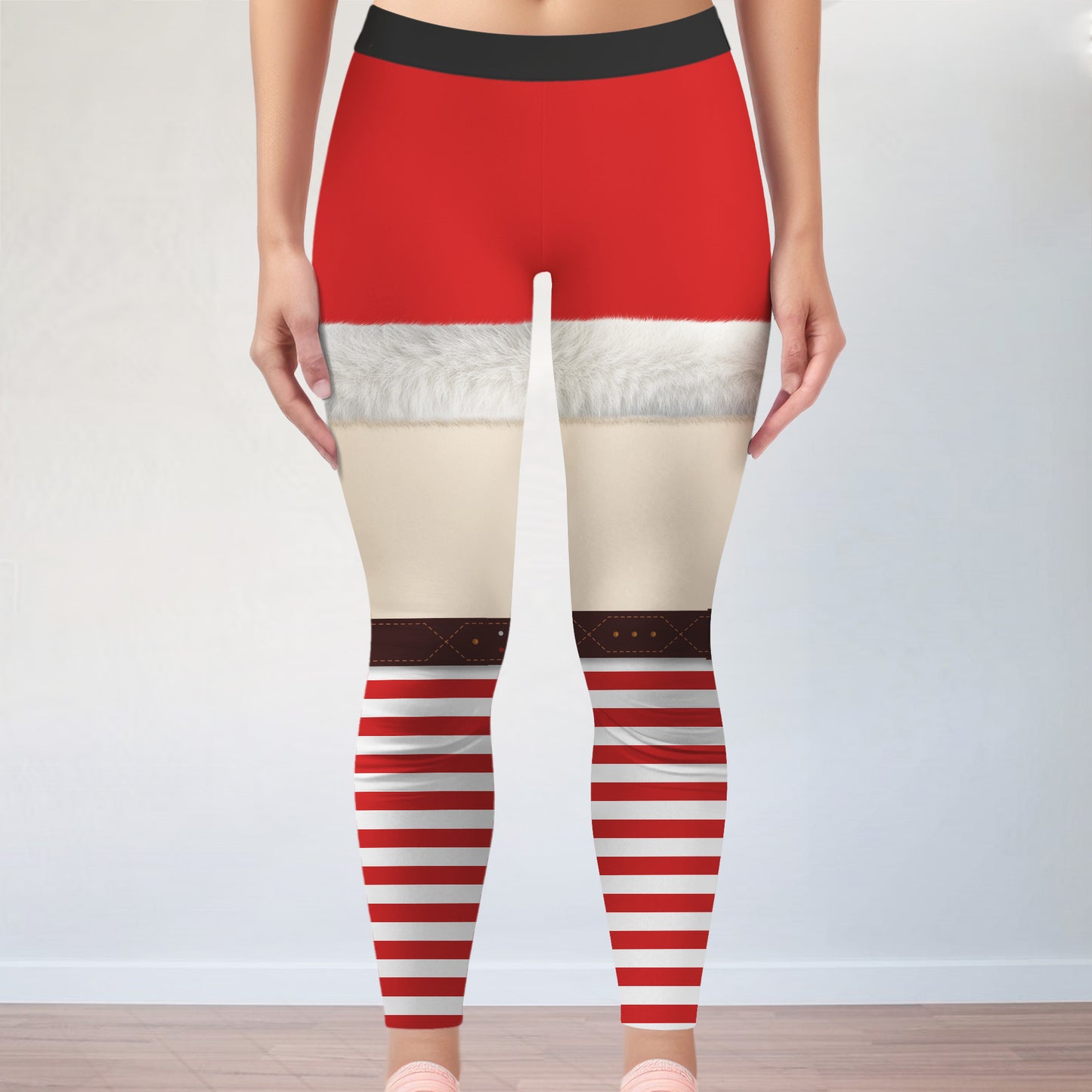 This Ass Belongs To Customizable Handprint Design - Personalized Women Leggings - XMAS096_WLEG