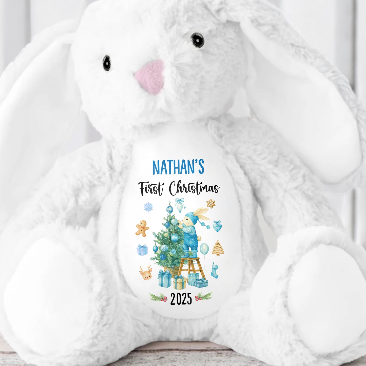 First Christmas With Christmas Tree And Gifts