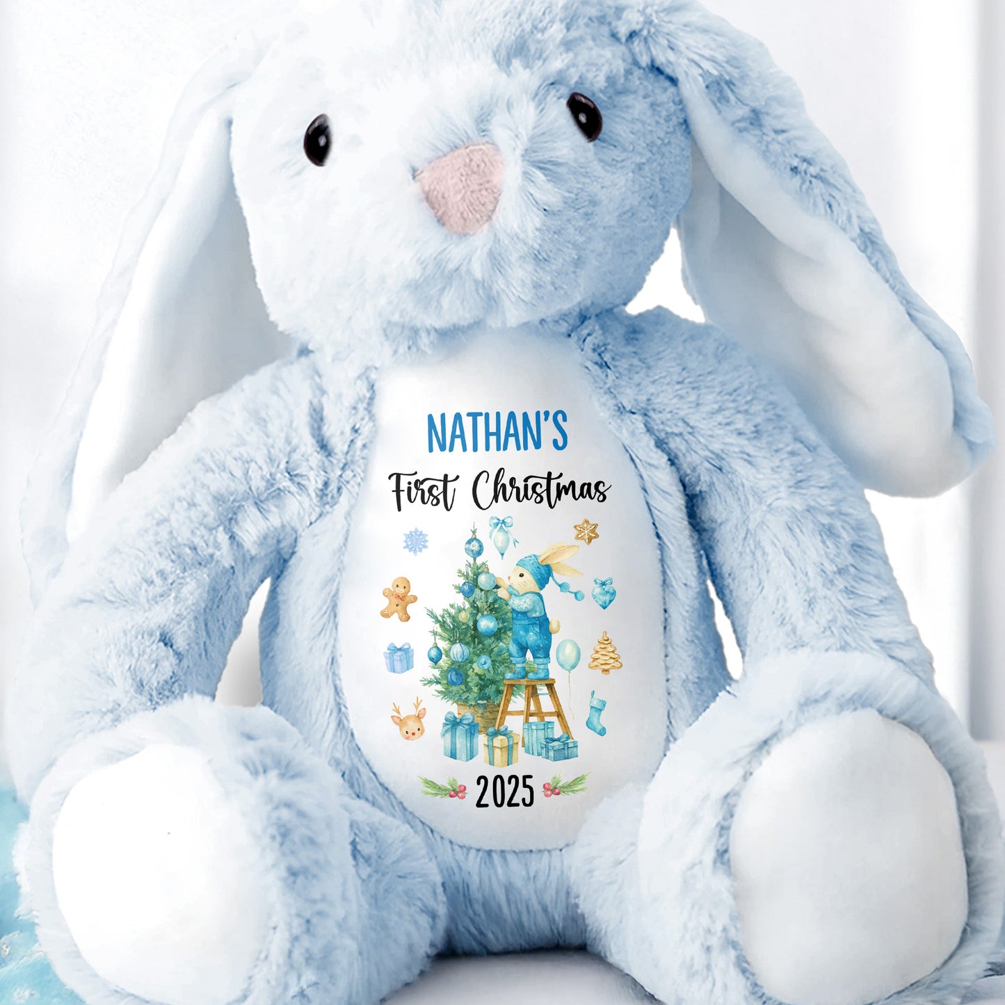 First Christmas With Christmas Tree And Gifts