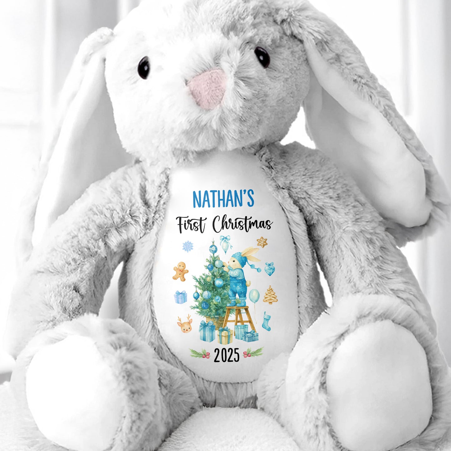 First Christmas With Christmas Tree And Gifts