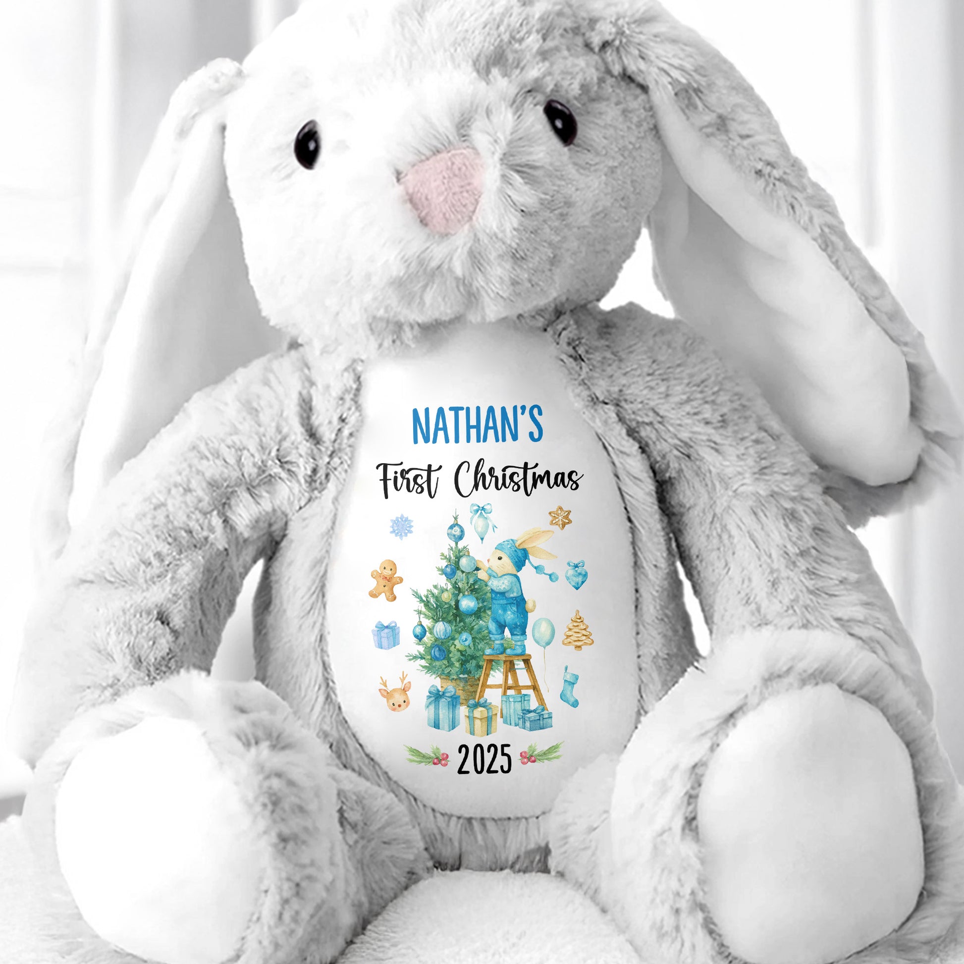 First Christmas With Christmas Tree And Gifts