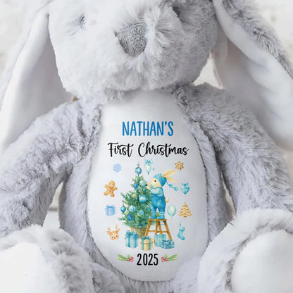 First Christmas With Christmas Tree And Gifts