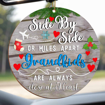 Side By Side Grandkids Always Close At Heart Ornament