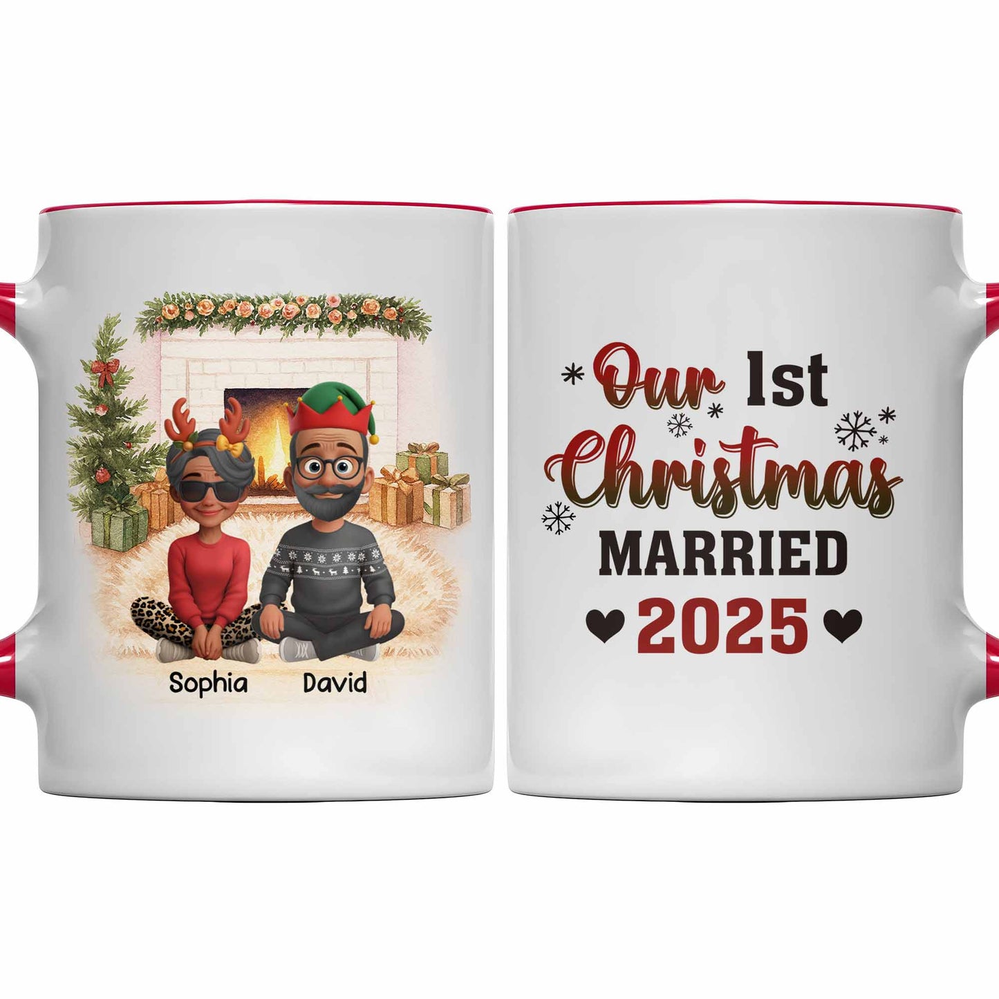 Celebrate The Festive Season With Christmas Fireplace Scene