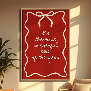 It's The Most Wonderful Time Of The Year, Festive Bow