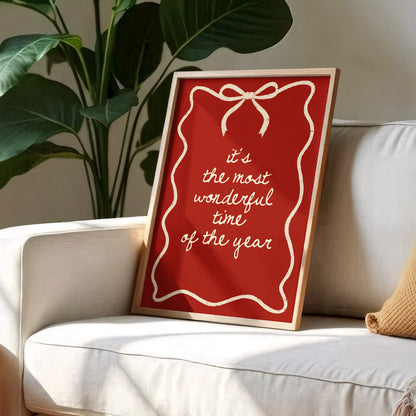 It's The Most Wonderful Time Of The Year, Festive Bow