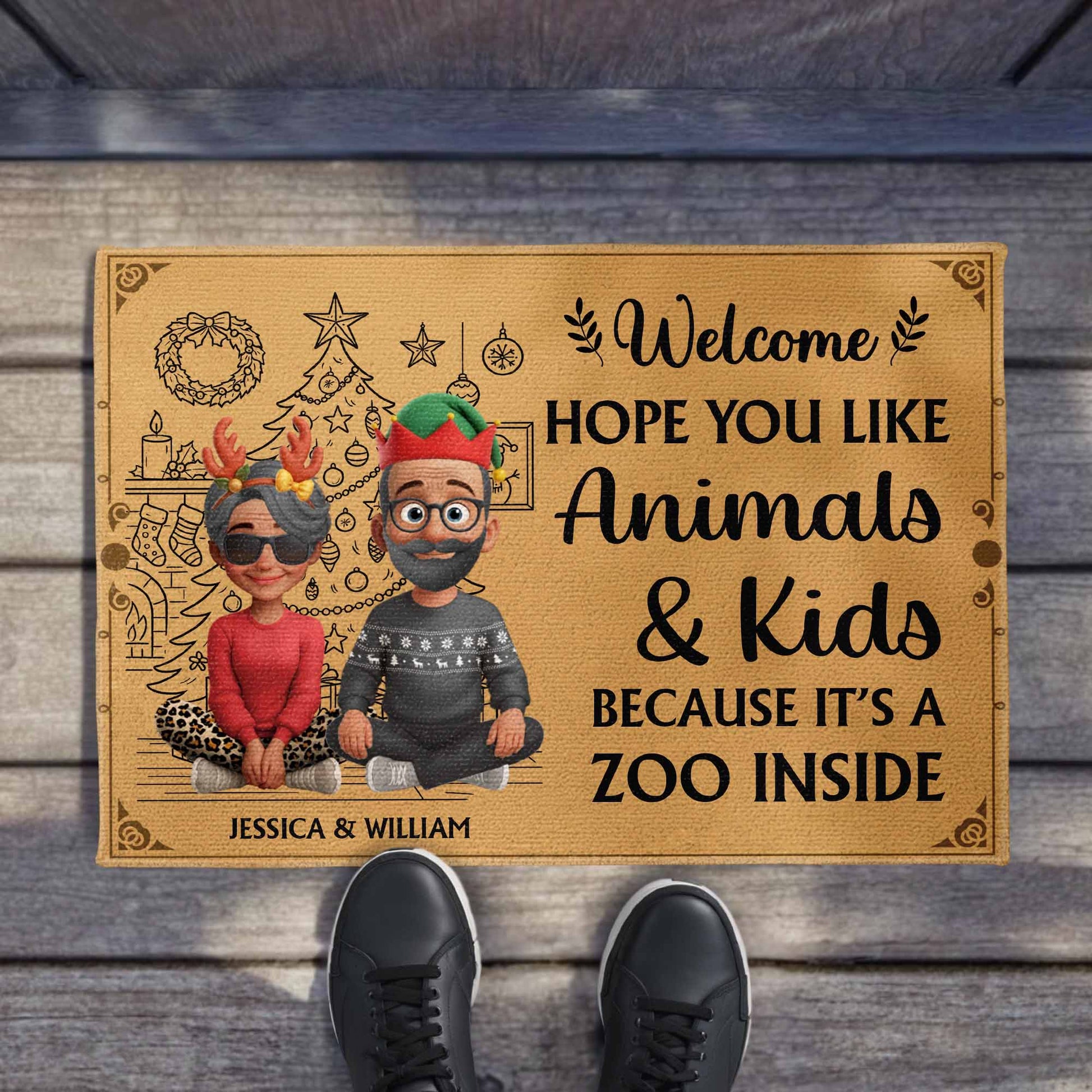 Welcome Hope You Like Animals & Kids Because It's A Zoo Inside