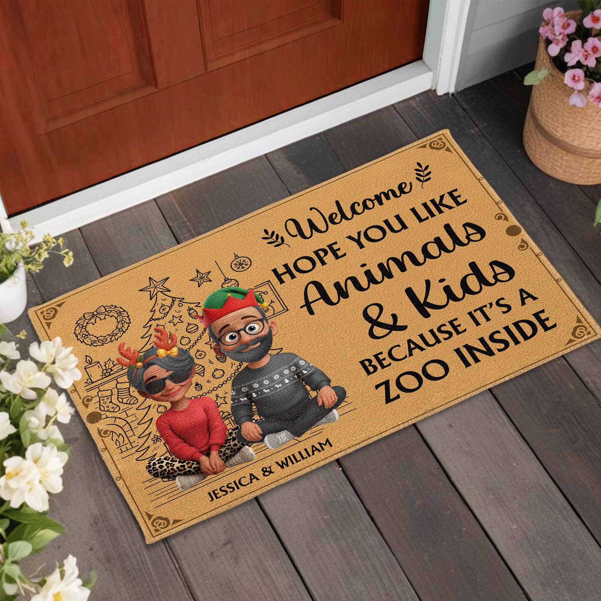 Welcome Hope You Like Animals & Kids Because It's A Zoo Inside