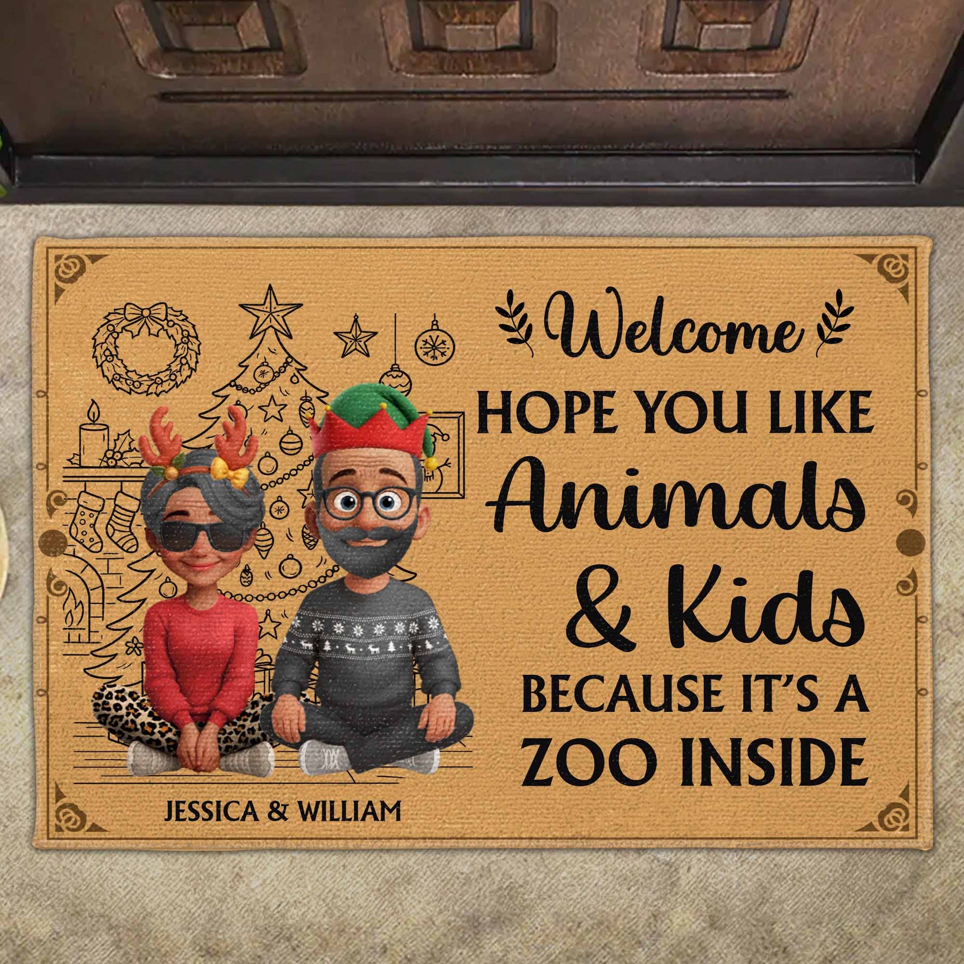 Welcome Hope You Like Animals & Kids Because It's A Zoo Inside