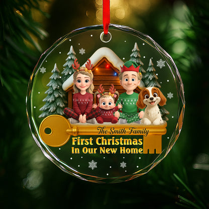 First Christmas In Our New Home With Family And Dog