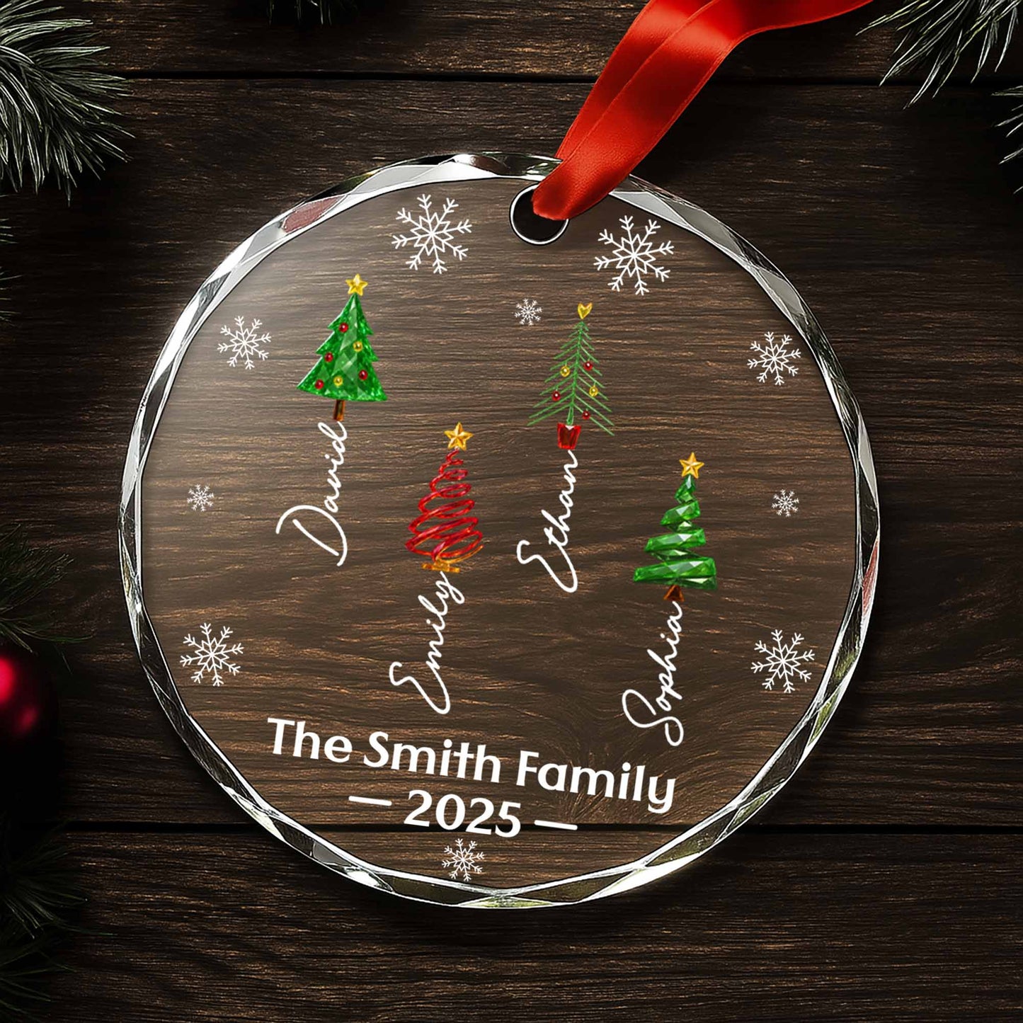 Celebrate The Holidays With A Beautifully Personalized Glass Ornament