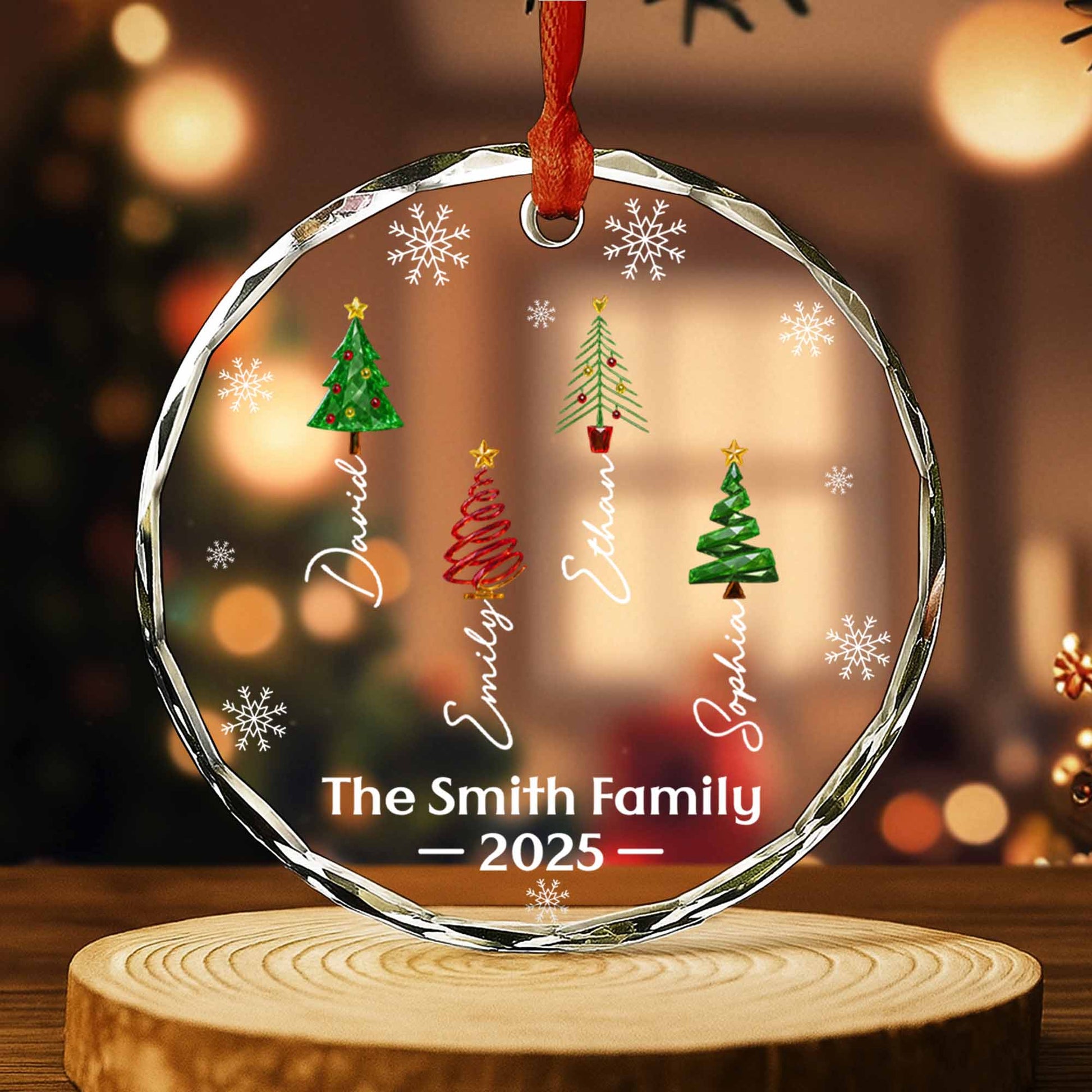 Celebrate The Holidays With A Beautifully Personalized Glass Ornament