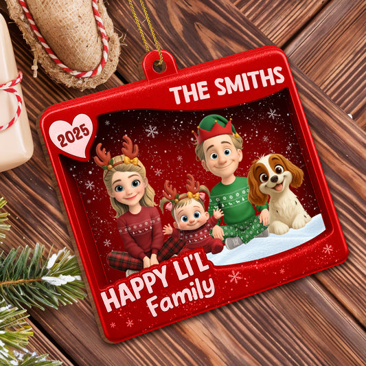 Happy Lil' Family Celebration With Dog