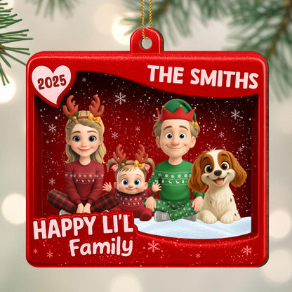 Happy Lil' Family Celebration With Dog