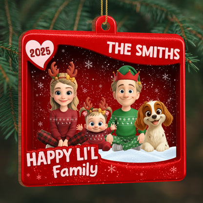 Happy Lil' Family Celebration With Dog