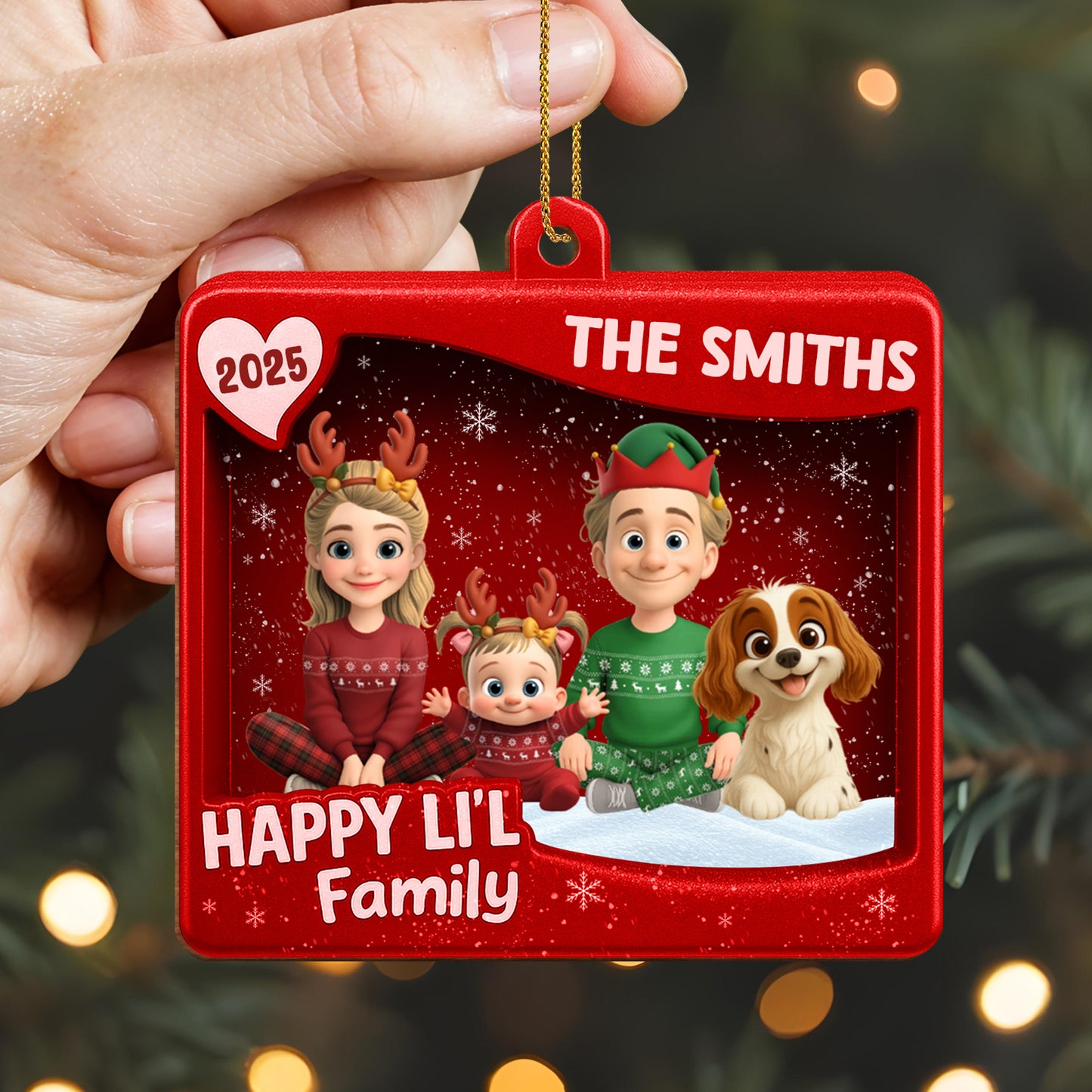 Happy Lil' Family Celebration With Dog