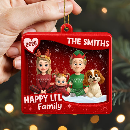 Happy Lil' Family Celebration With Dog