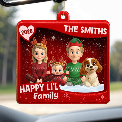 Happy Lil' Family Celebration With Dog