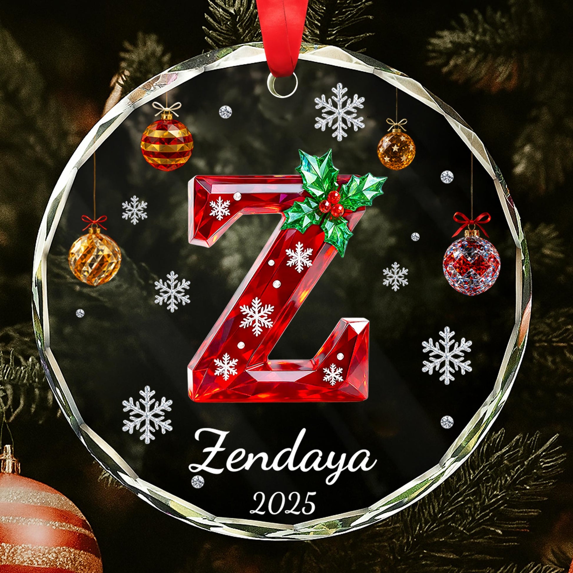 Celebrate A Special Holiday Season With Festive Holly And Snowflakes