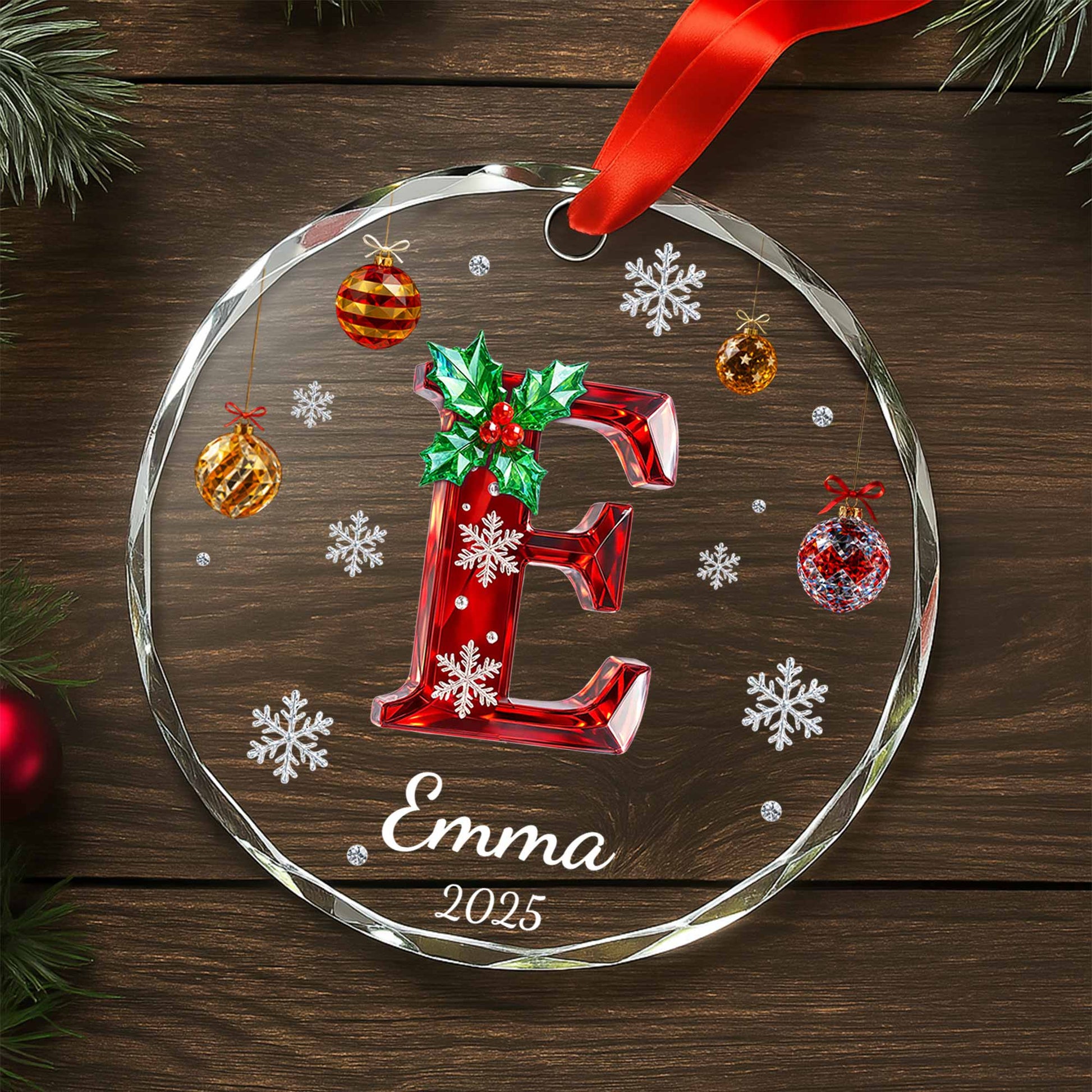 Celebrate A Special Holiday Season With Festive Holly And Snowflakes