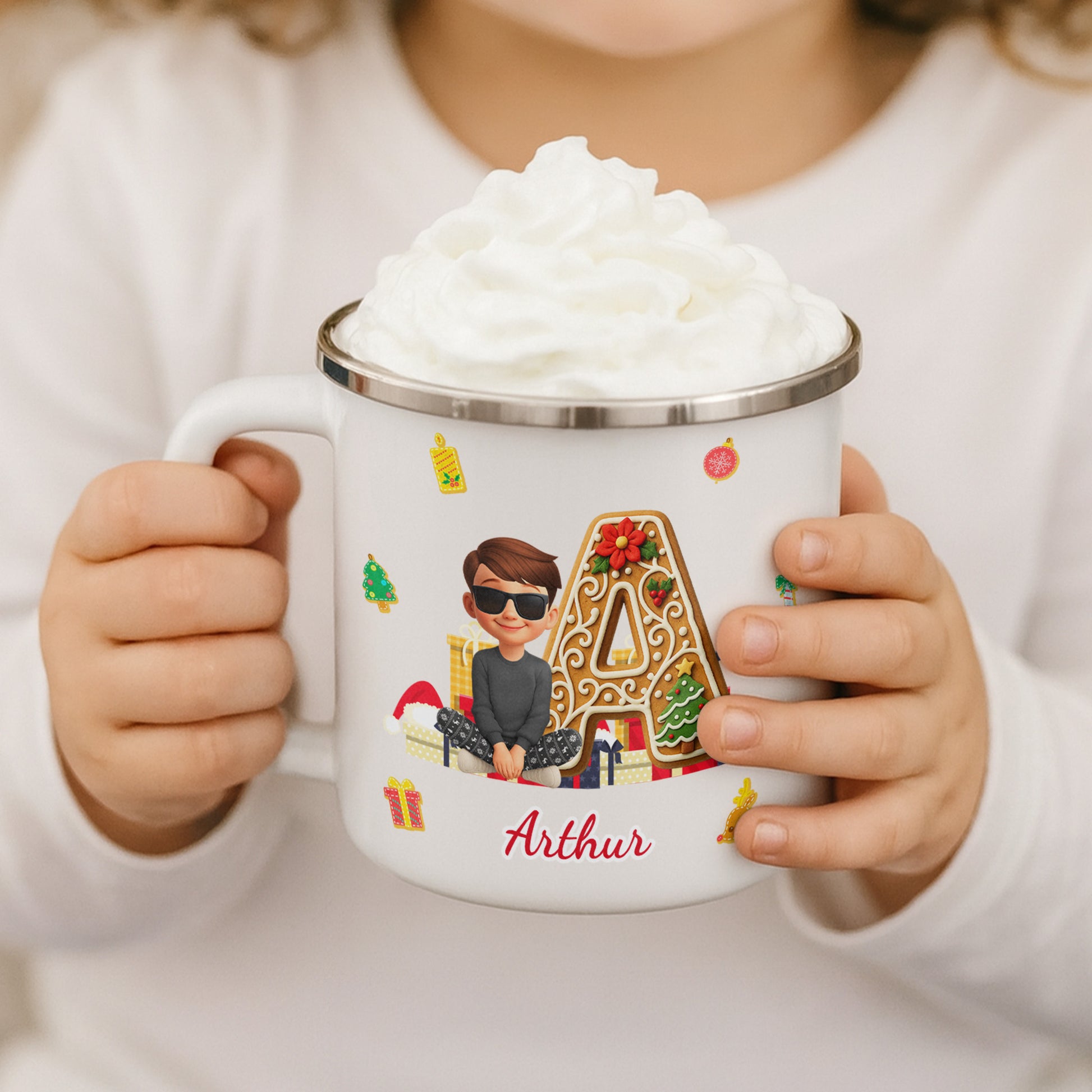 Celebrate Festive Season With Gingerbread House And Christmas Tree