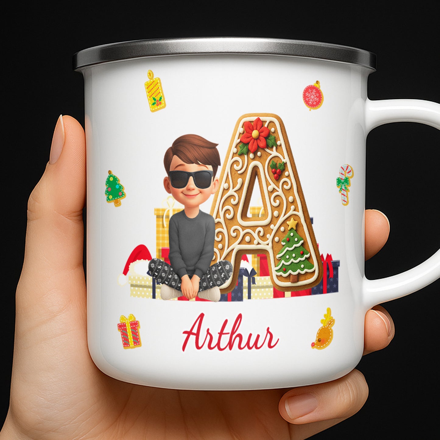 Celebrate Festive Season With Gingerbread House And Christmas Tree