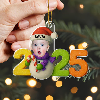 Happy Holidays Baby's First Christmas Candy Cane Design