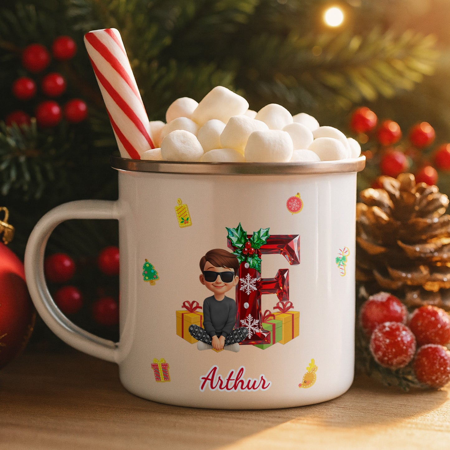 Celebrate The Season With Festive Decoration Mug
