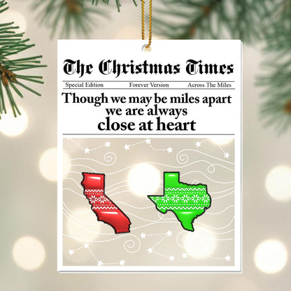 Though We May Be Miles Apart, Close At Heart