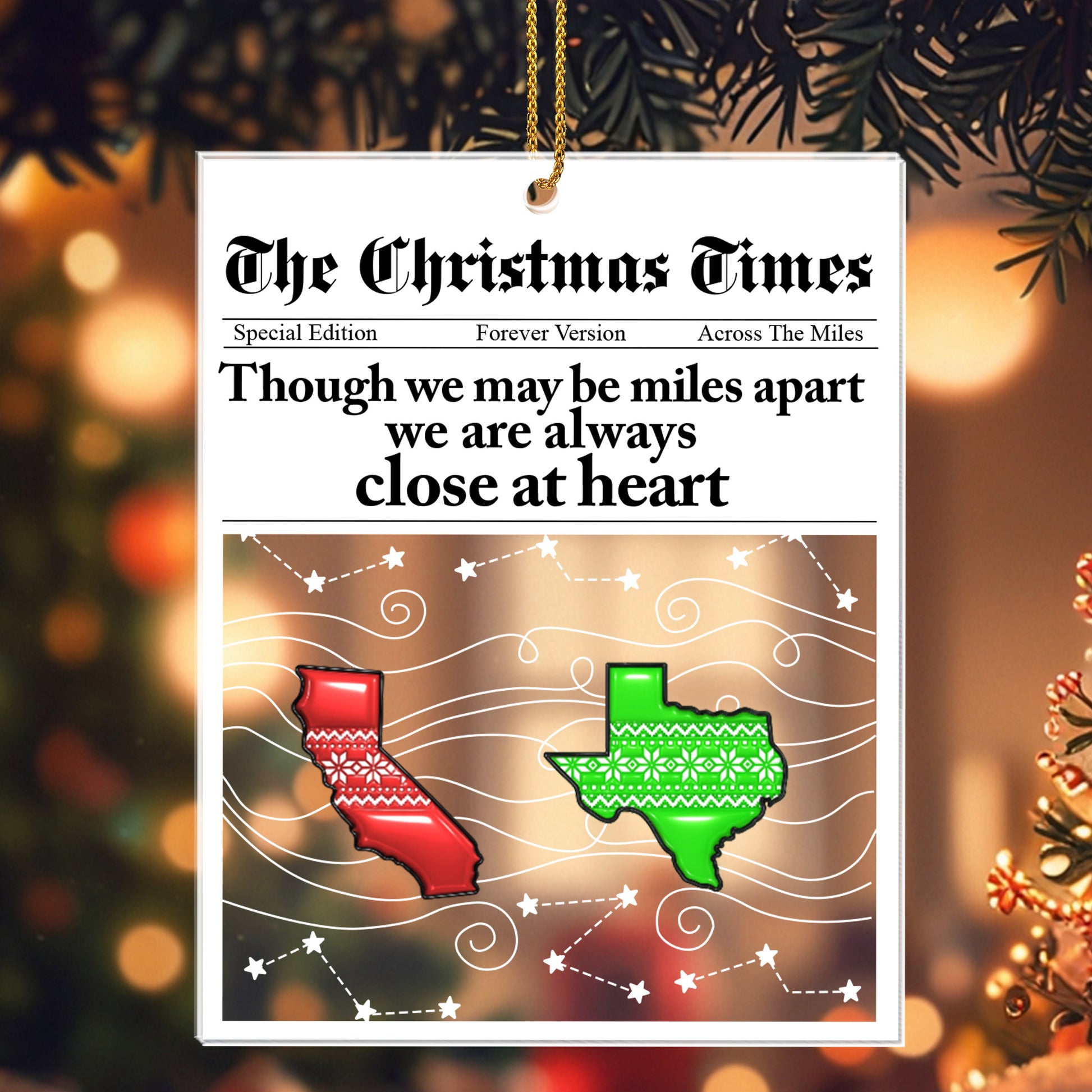 Though We May Be Miles Apart, Close At Heart