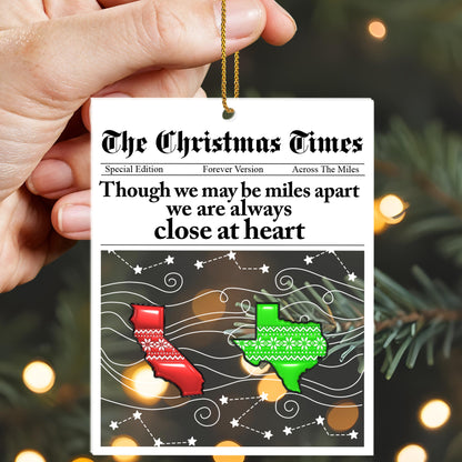 Though We May Be Miles Apart, Close At Heart