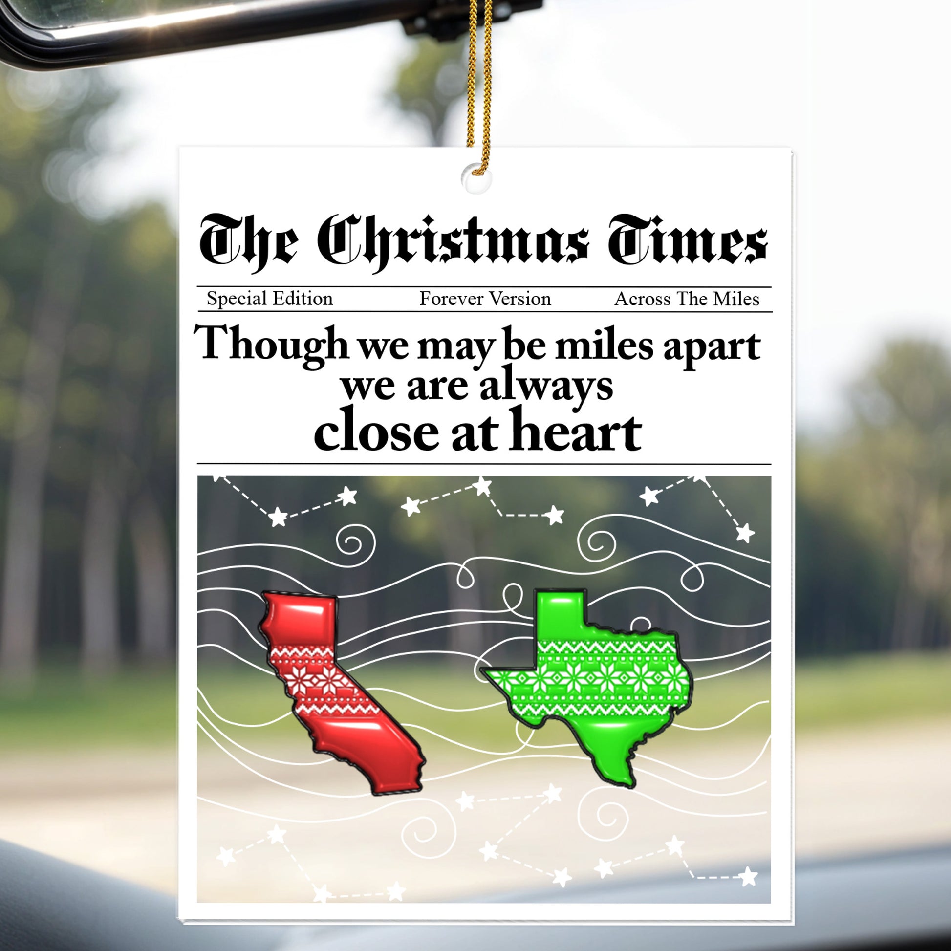 Though We May Be Miles Apart, Close At Heart