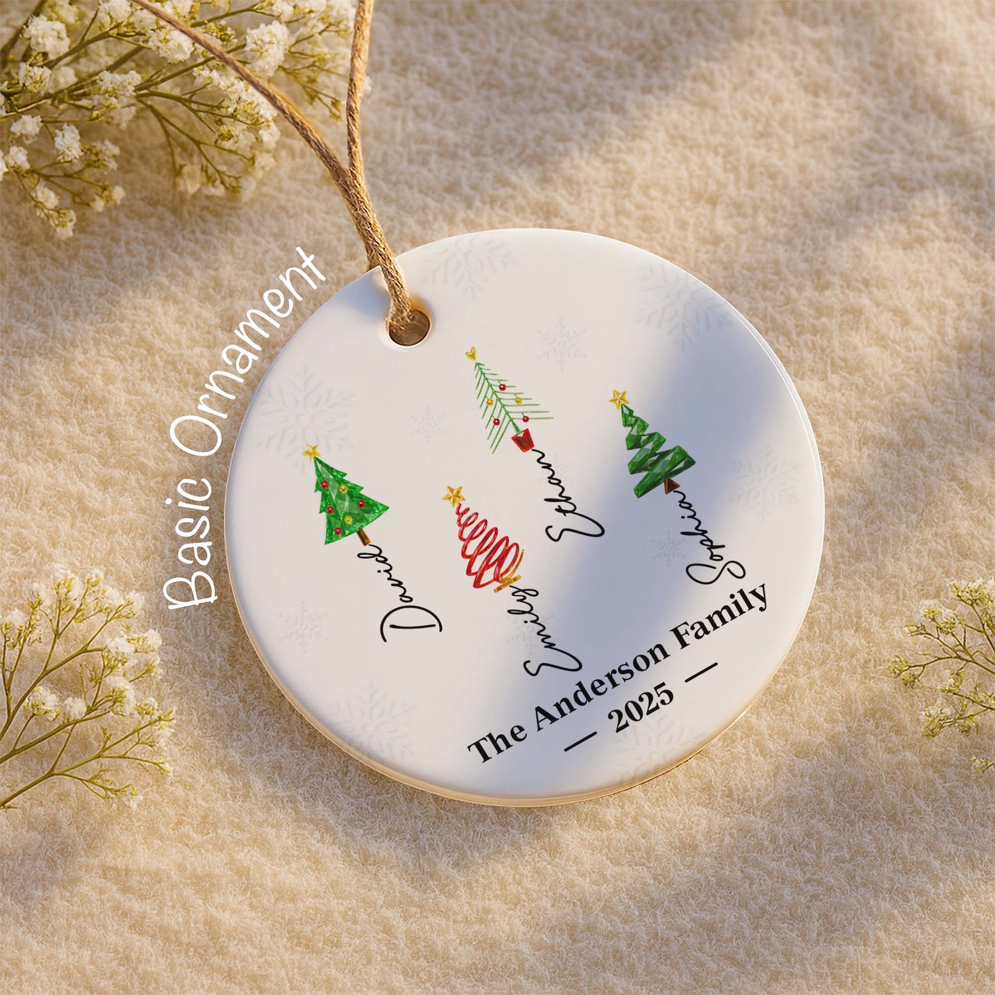 The Anderson Family, Celebrate Christmas With Unique Trees