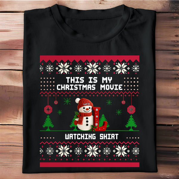 This Is My Christmas Movie Watching Shirt
