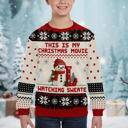 This Is My Christmas Movie Watching Sweater