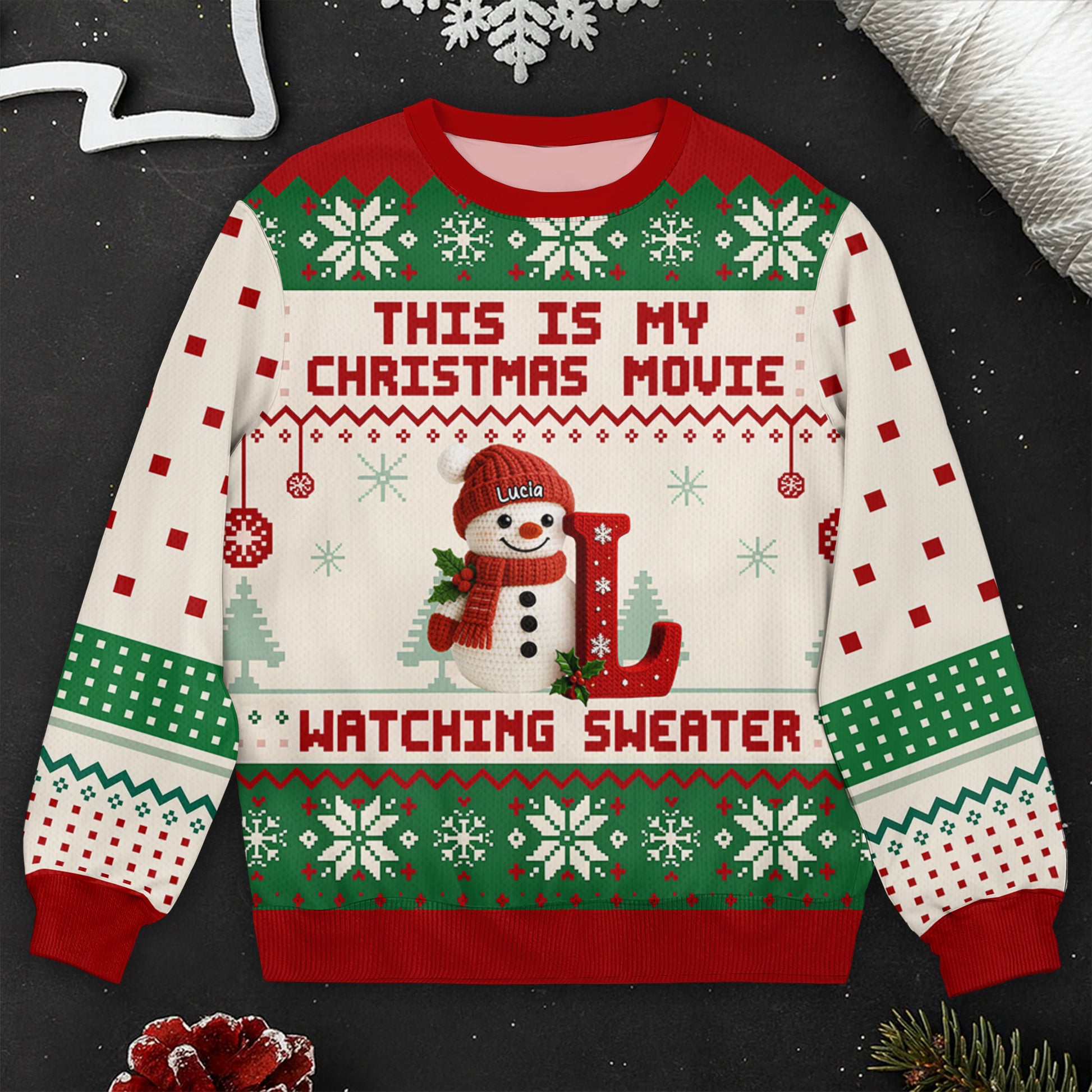 This Is My Christmas Movie Watching Sweater