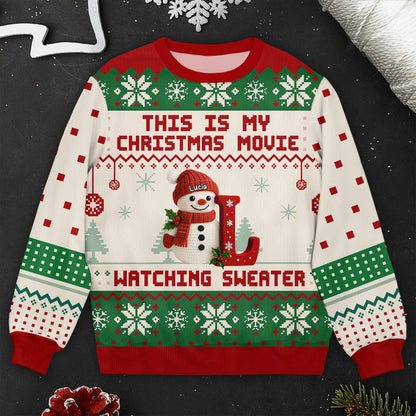 This Is My Christmas Movie Watching Sweater