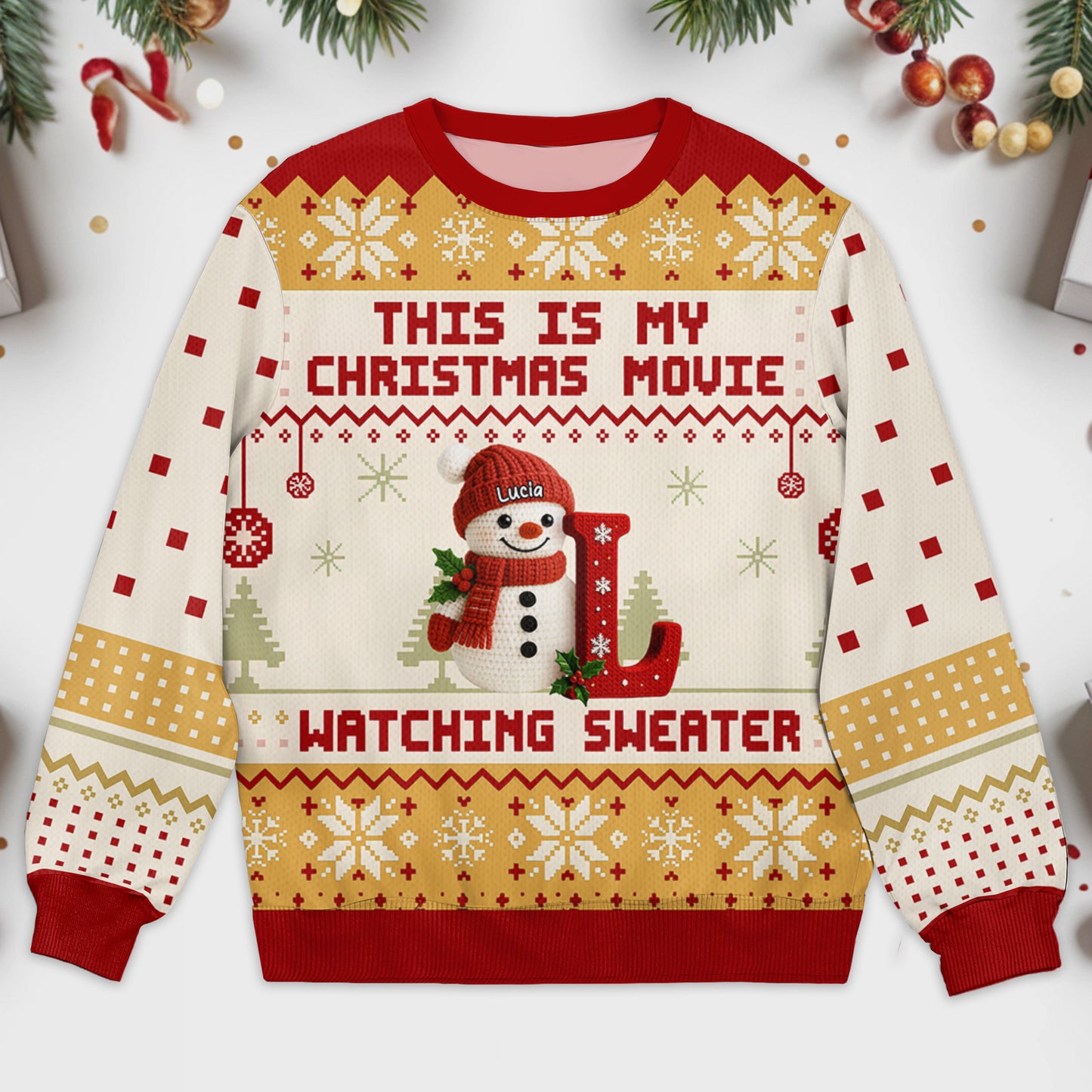 This Is My Christmas Movie Watching Sweater