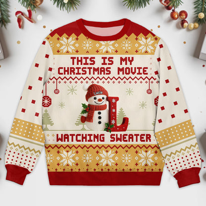 This Is My Christmas Movie Watching Sweater