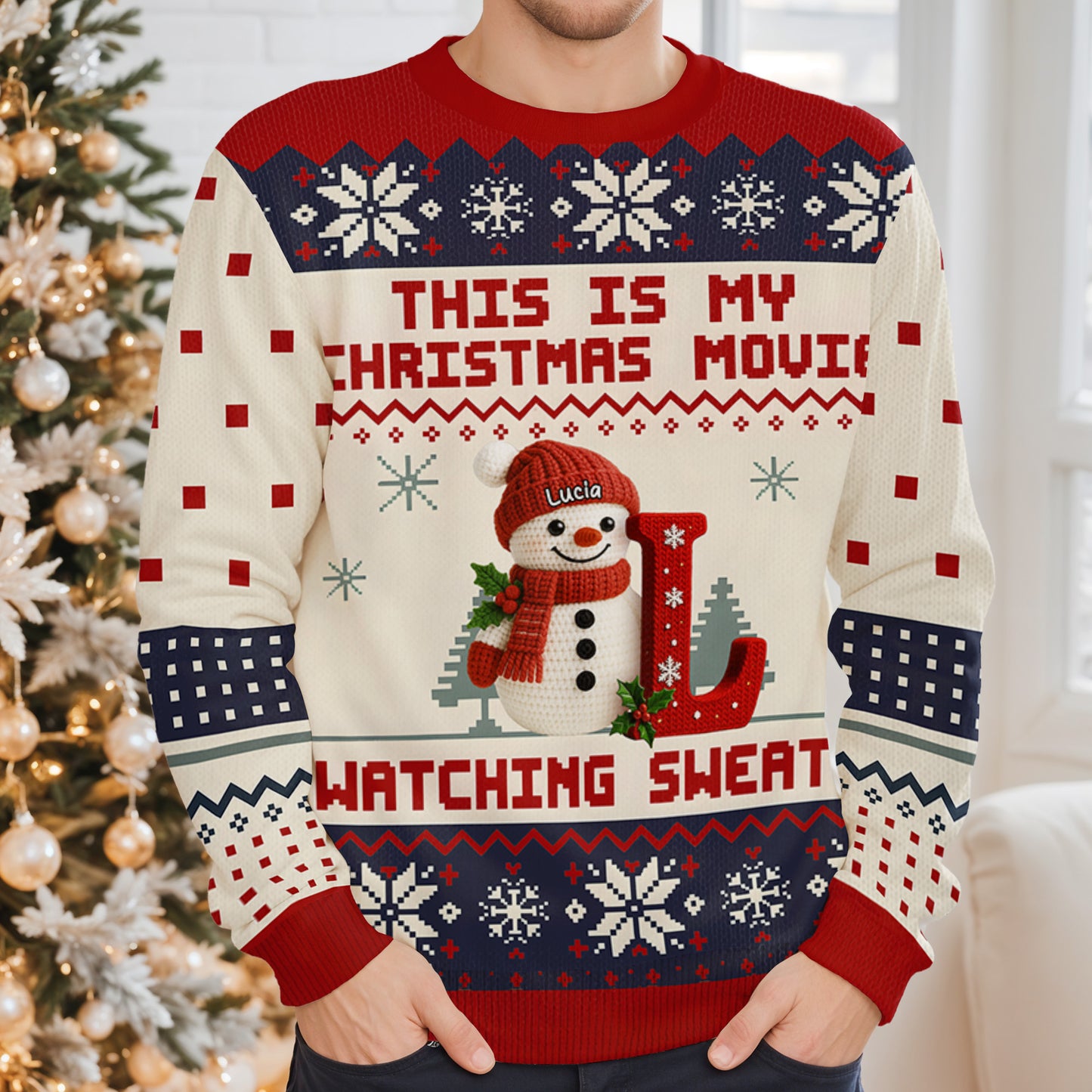 This Is My Christmas Movie Watching Sweater
