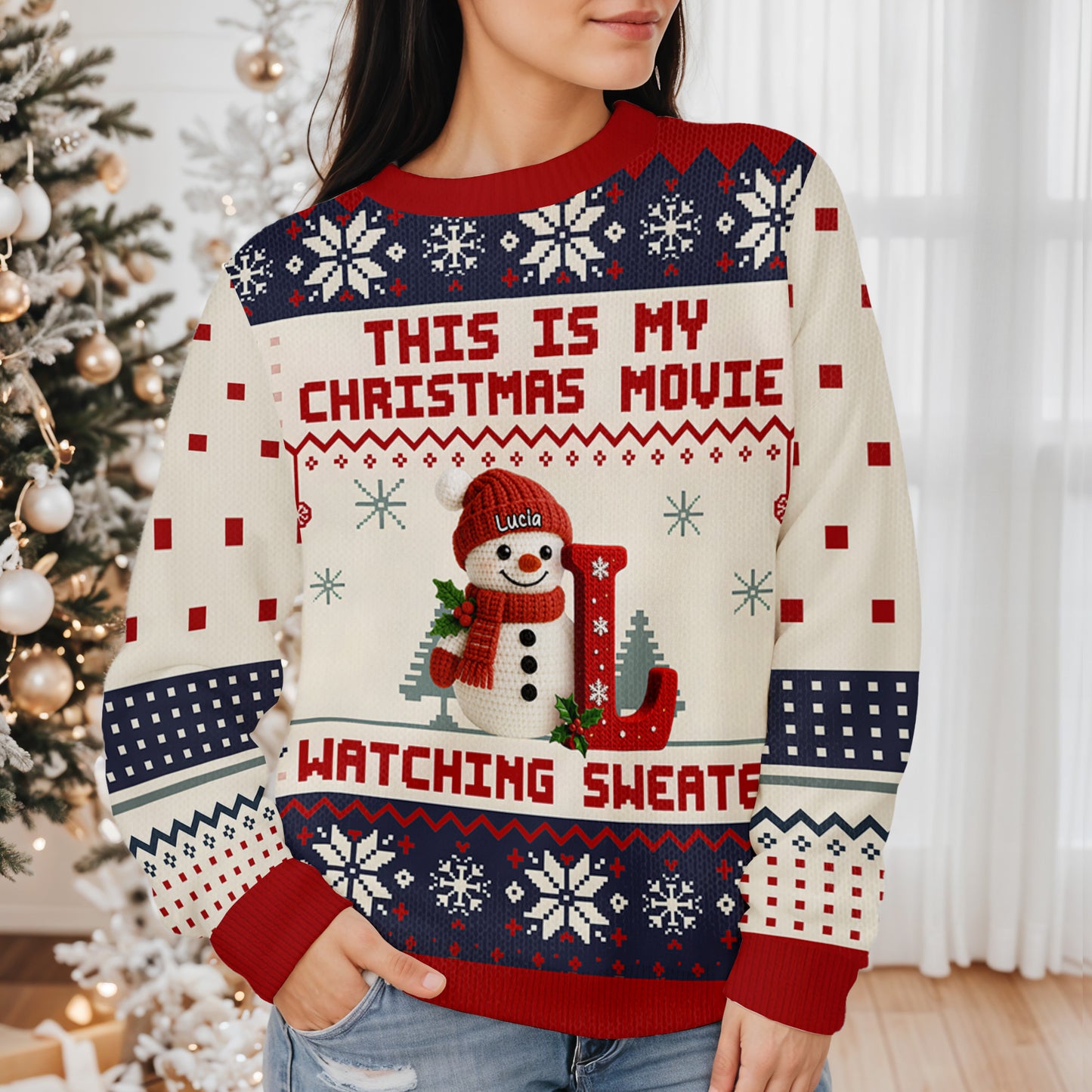 This Is My Christmas Movie Watching Sweater