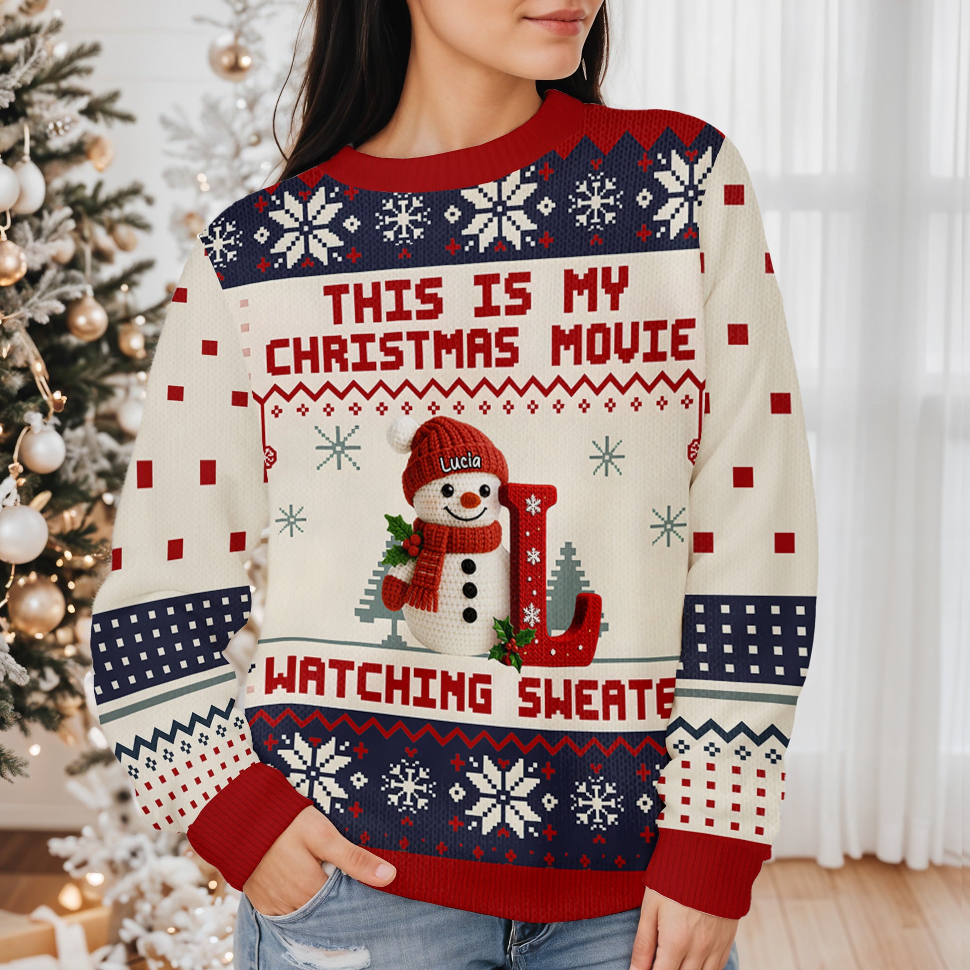 This Is My Christmas Movie Watching Sweater