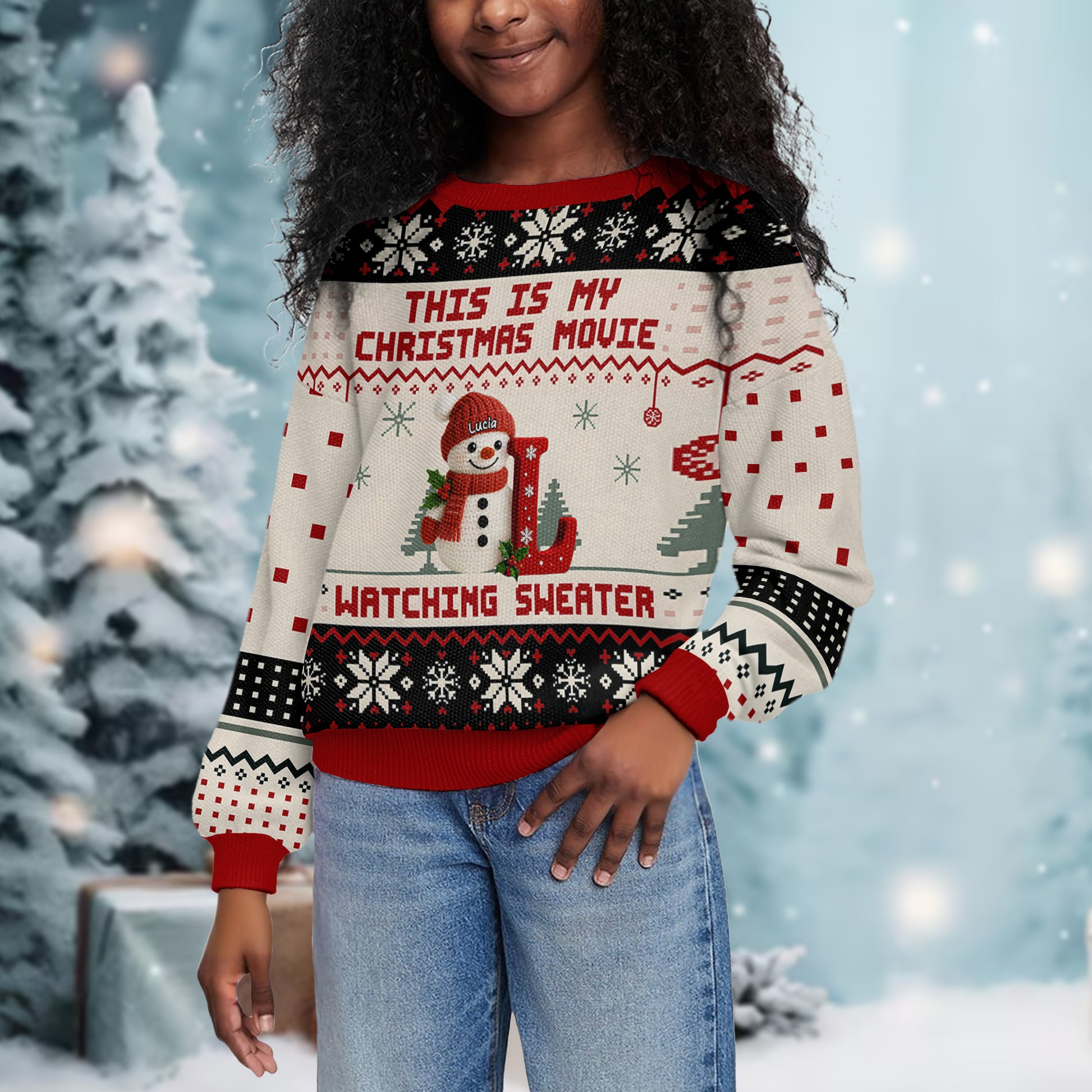 This Is My Christmas Movie Watching Sweater