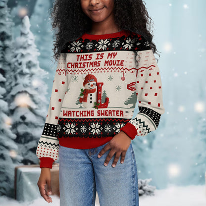 This Is My Christmas Movie Watching Sweater