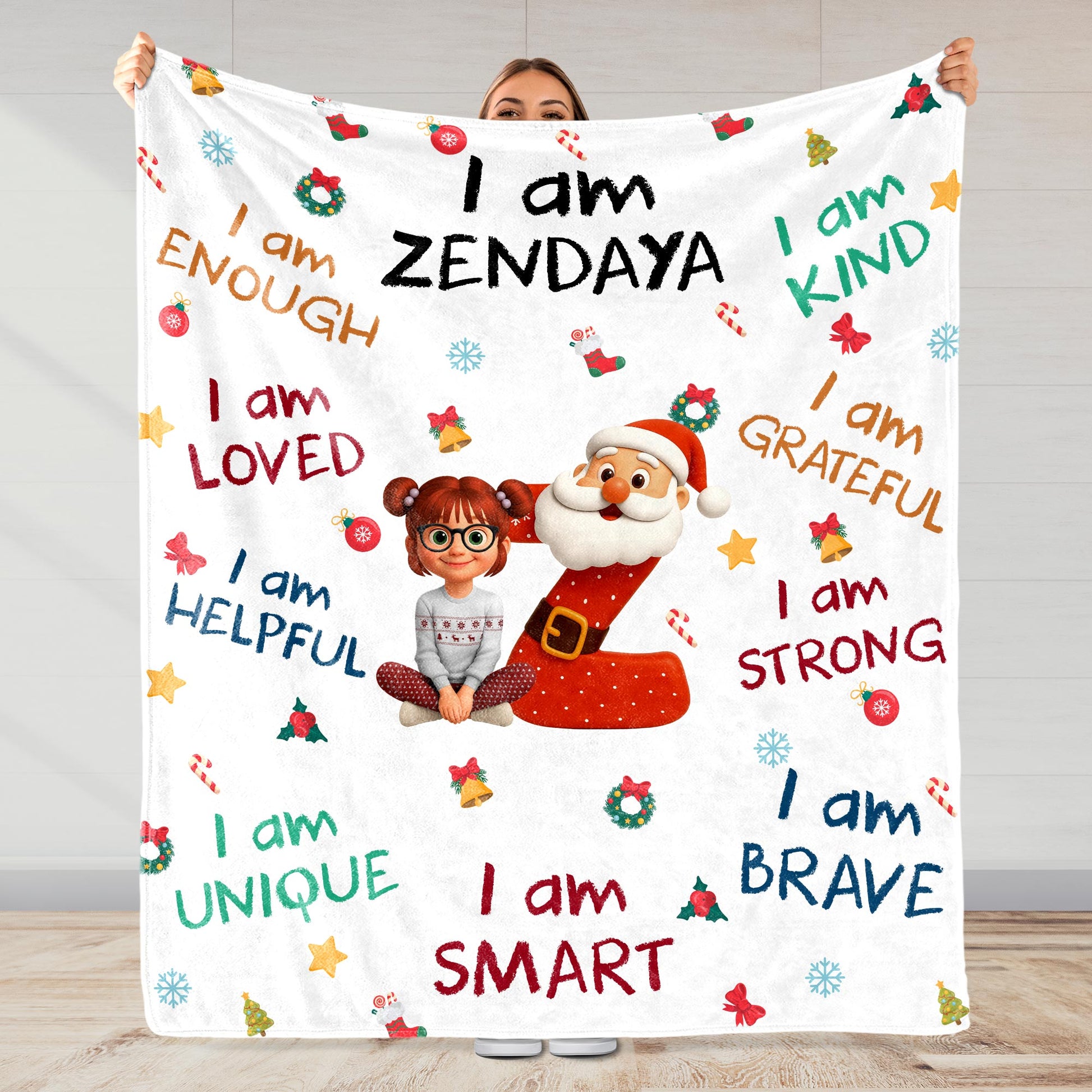 I Am Loved, I Am Brave, Santa and Elf