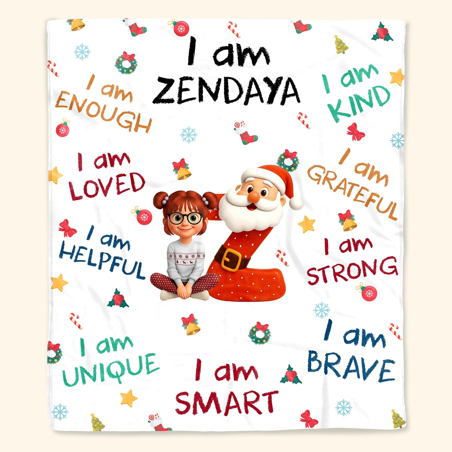 I Am Loved, I Am Brave, Santa and Elf